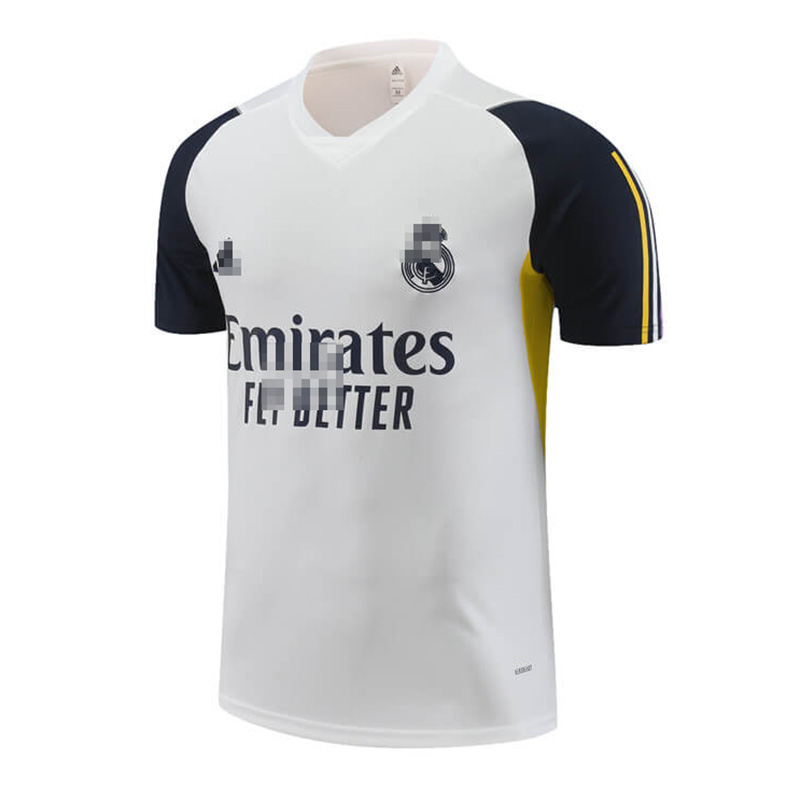 Camiseta de Entrenamiento de Real Madrid 2023/2024 Blanco/Azul Marino